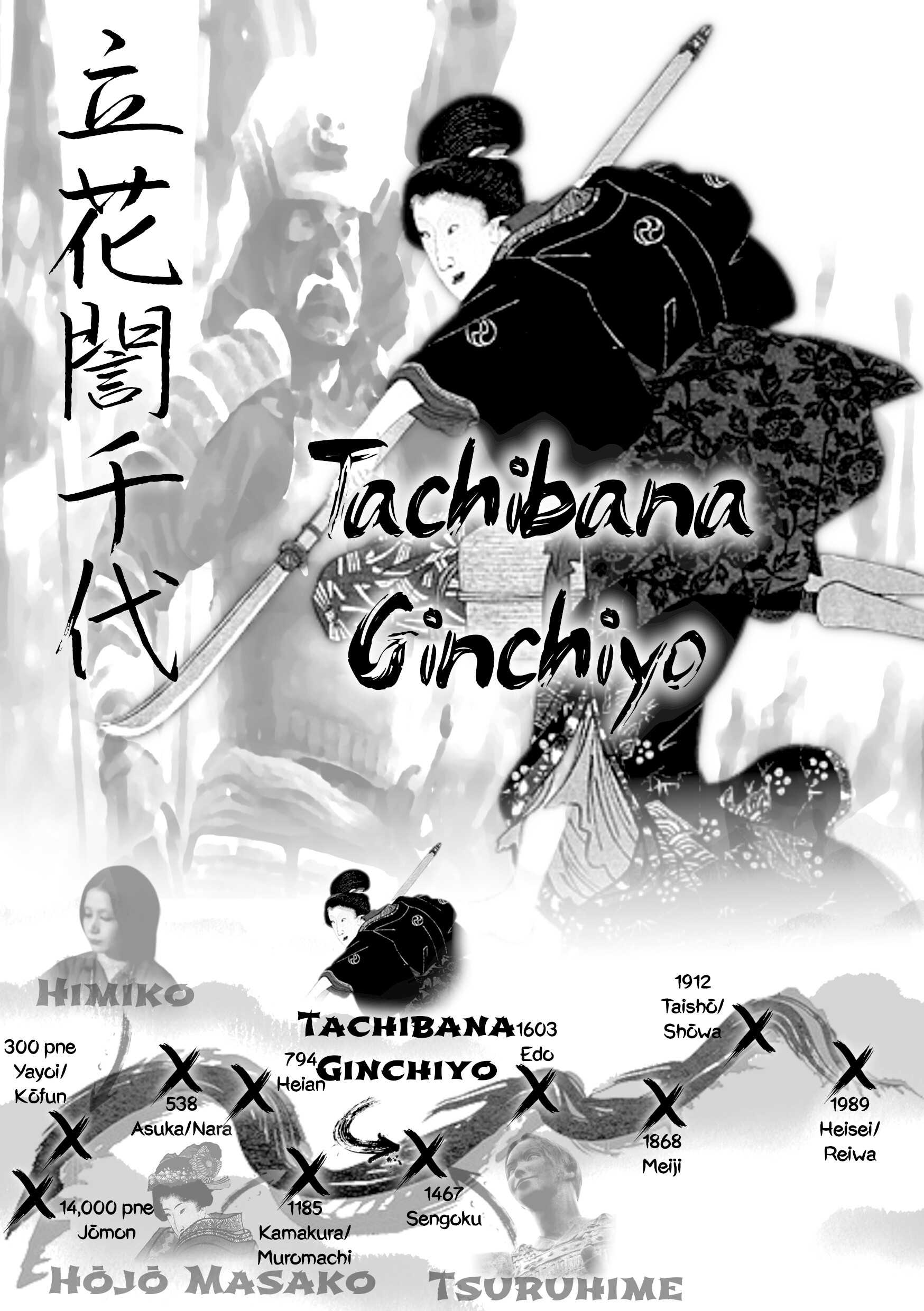 Tachibana Ginchiyo - "Silne kobiety Japonii" autorstwa Michała Sobieraja Katana Raikirimaru - legenda katany samurajskiej, która przecinała pioruny - Historia miecza klanu Tachibana.