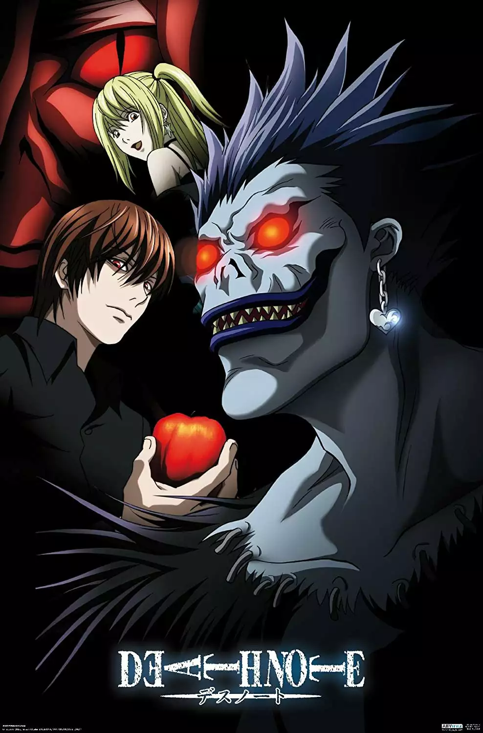Japanese anime Death Note's cover with Light Yagami. Article on moral - ethical and philosophical dillemas in Japanese anime Death Note,  role of Light Yagami there and what about all of this Fridriech Nietzsche?