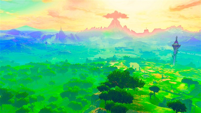 Krajobraz Zelda: Breath of the Wild. Kultura Japonii i wierzania shinto w grach video. Artykuł o motywach z japońskiego folkloru i wierzeń szintoistycznych w grze Legenda Zeldy (w szczególności w the Legen of Zelda: Breath of the Wild). - kultura i historia Japonii w grach video, Zelda.