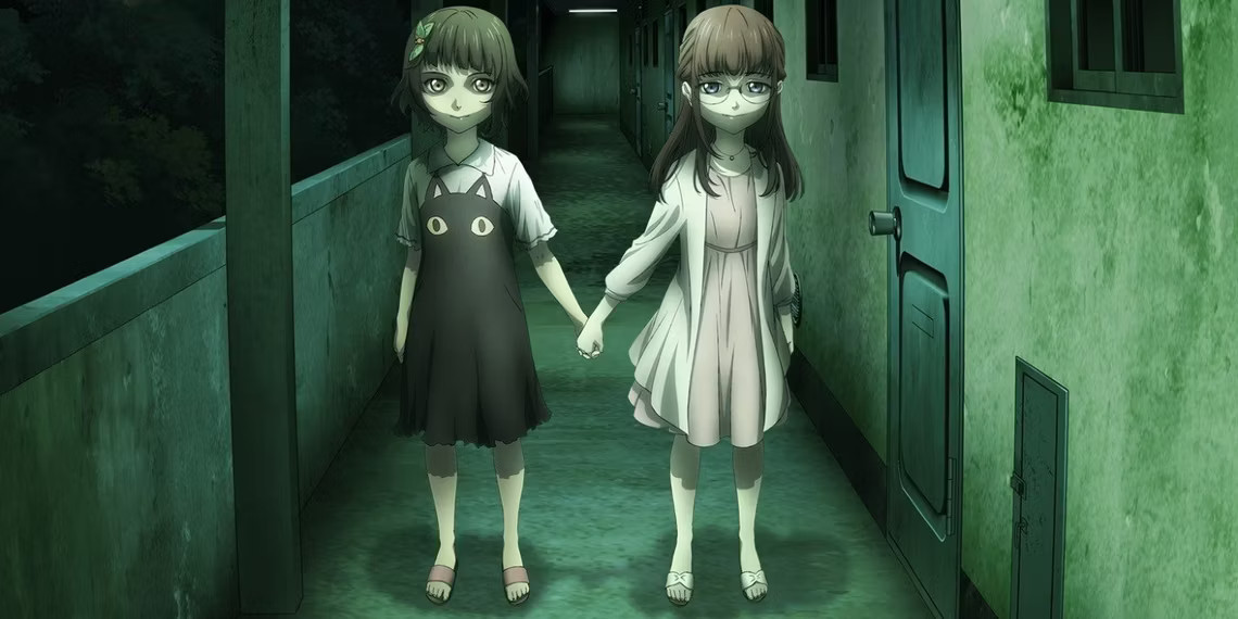 Japanese anime - evil twins Article about horror in Japanese manga and anime - modern Japan's culture