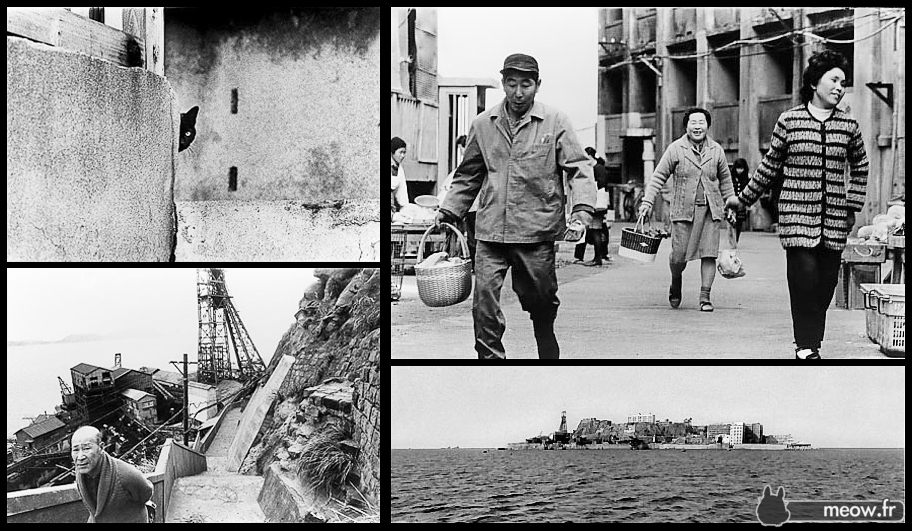 Życie na Gunkanjimie (Hashima) w latach 60-tych, Japonia. Artykuł o japońskiej wyspie ghost town: Hishima (Gunkanjima). Japońskie wymarłe miasta. Hashima.