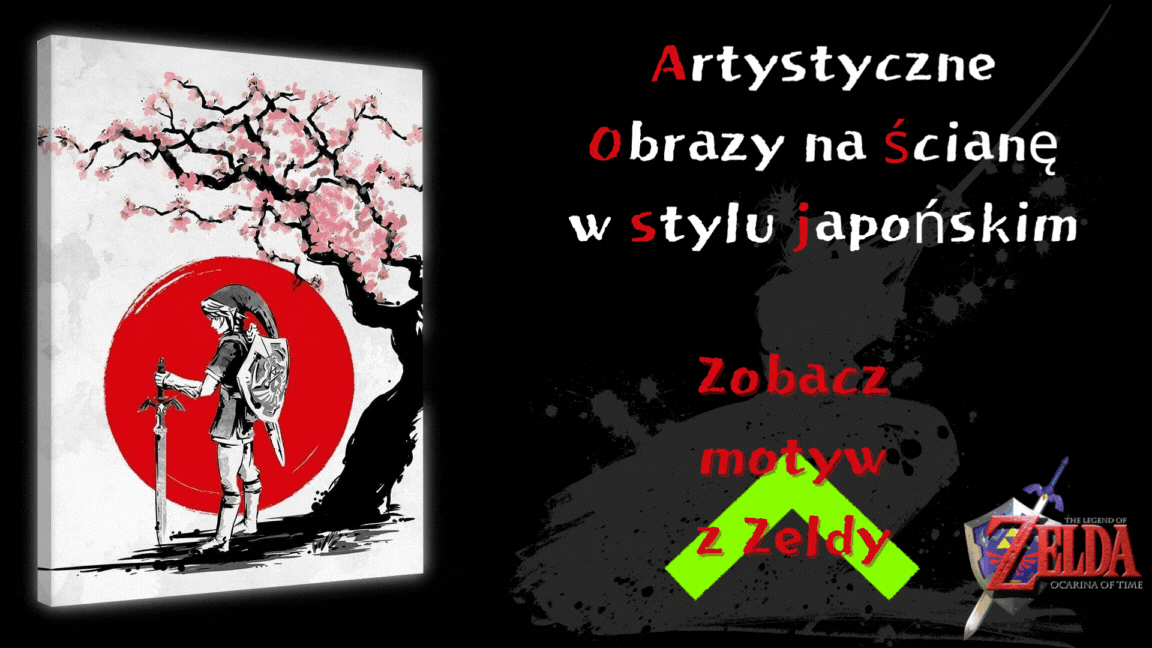 Kup obrazy i plakaty z japońską sztuką - Zelda i inne grafiki z gier, mang i anime. Sklep Ikigai MAnga Dive z japońską sztuką, obrazami z mangi, anime oraz gier. Obrazy z Legendy Zeldy. Legend of Zelda : Breath of the Wild.