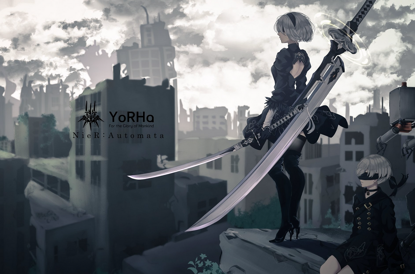 YoRHa - for the glory of mankind - NieR Automata Artykuł rozważający filozoficzne implikacje japońskiej gry video NieR: Automata - nihilizm, egzystencjalizm, nietascheanizm - jakie pytania i jakie odpowiedzi daje NieR Automata?