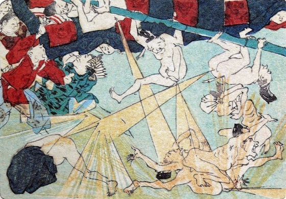 Każdego dnia 4 litry sake i pobudka do pracy o drugiej w nocy. Kawanabe Kyōsai, demon malarstwa w Japonii Meiji Ośmiolatek wyłowił z rzeki uciętą głowę, żeby ją narysować. Czterdzieści lat później Kyōsai dostał najwyższą nagrodę w kraju za to, że przestał być sobą. Demon japońskiego malarstwa w czasach Meiji.