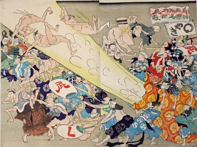 Każdego dnia 4 litry sake i pobudka do pracy o drugiej w nocy. Kawanabe Kyōsai, demon malarstwa w Japonii Meiji Ośmiolatek wyłowił z rzeki uciętą głowę, żeby ją narysować. Czterdzieści lat później Kyōsai dostał najwyższą nagrodę w kraju za to, że przestał być sobą. Demon japońskiego malarstwa w czasach Meiji.