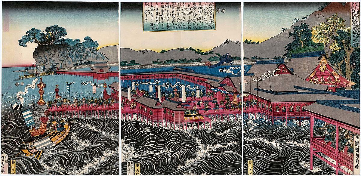 Bitwa pod Miyajimą 1555 roku - walczyli Murakami. Artykuł o japońskich piratach kaizoku z rodu Murakami - samuraje i piractwo w Japonii sengoku