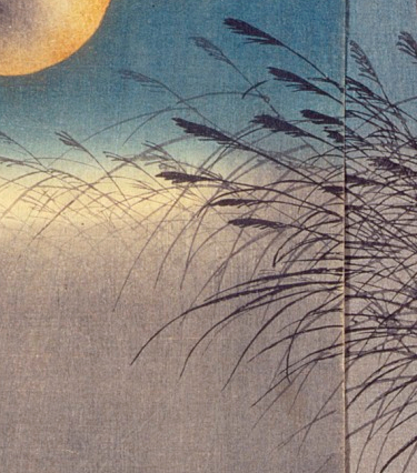 NAtura to też bohater scenki na ukiyo-e Yoshitoshiego Interpretacja obrazu ukiyo-e Tsukioki Yoshitoshiego - "Fujiwara no Yasumasa gra na flecie w świetle księżyca".