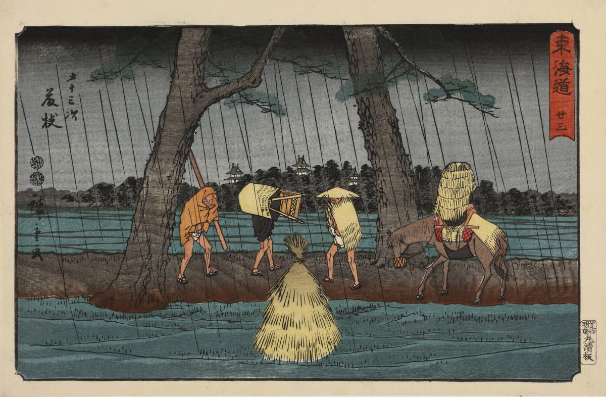 23 Stacje Tokaido - japońskie ukiyo-e Hiroshige 53 Stacje Tokkaido autorstwa Utagawy Hiroshige (ukiyo-e): motyw drogi w Japonii ery Edo, analiza wybranych drzeworytów