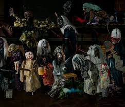 Hyakki yagyo - pochód youkaiów - brał w nim udział Abe no Seimei Artykuł o onmyodo - japońskiej sztuce magicznej z okresu Heian - oraz o jej czarnoksiężniku - onmyoji Abe no Seimei