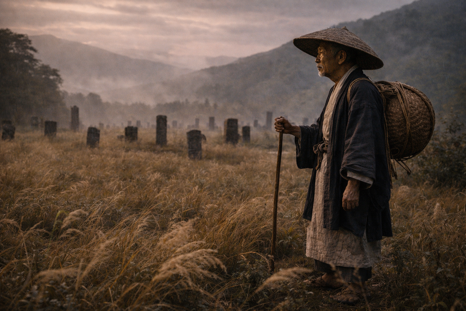 Wąska ścieżka, szeroki oddech. Na północ — w głąb kraju i siebie — z mistrzem Bashō „Oku no hosomichi” Matsuo Bashō jako opowieść o zmęczeniu rolami i o tym, co robi z człowiekiem droga: od Edo po północ Japonii, z haibun i hokku w tle. Esej o zachwycie, dyscyplinie marszu i nietrwałości (mujō)