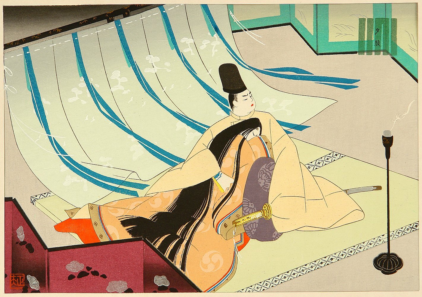 Genji and Yugao - a tragic lovestory from Genji Monogatari by Murasaki Shikibu - Japanese philosophy of mono no aware