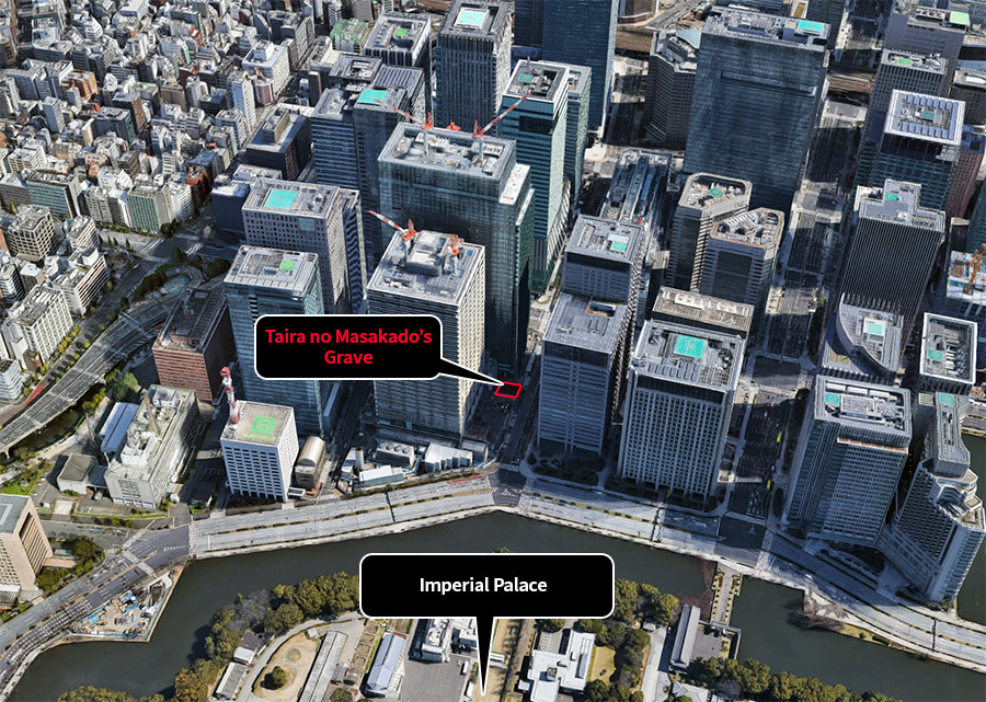 Gdzie jest grób Taira no Masakado - Tokyo, Otemachi Pradawny wojownik, fałszywy cesarz, mściwy demon onryo - Dlaczego grób Taira no Masakado stoi w samym centrum Tokyo?