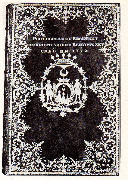 Protokoły z podróży Maurycego Beniowskiego Maurycy Bieniowski - polsko-węgierski poszukiwacz przygód i awanturnik, który w XVIII wieku zawędrował przez Syberię i Kamczatkę na Wyspy Japońskie - w okresie Edo.