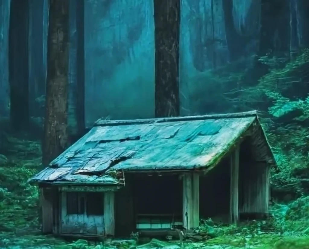 ukiyo-japan.pl - ukiyo-e about the murder on the Adachi place - Yoshitoshi's 100 Aspects of Moon Analysis of ukiyo-e painting from Yoshitoshi - The Moon of the Lonely House of Adachi and the legend about the Iwate onibaba.