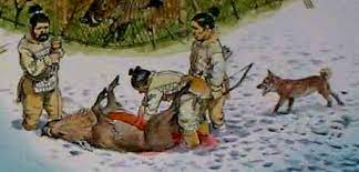 Rysunek Shiba Inu i lud Jomon. Esej o japońskiej rasie psów Shiba Inu - ich początkom w okresie Jomon, historii u boku samurajów aż po internetowe memy i virale.