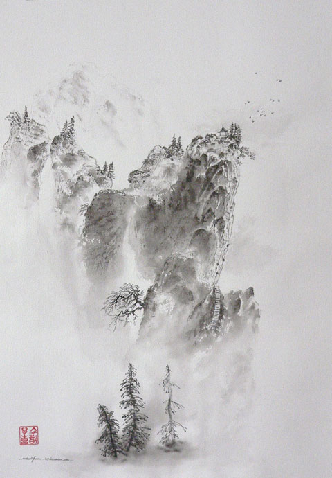 Góry io woda w japońskich ogrodach karesansui Esej o japońskich ogrodach karesansui i, jaką rolę pełnią w filozofii Zen i Mono no Aware