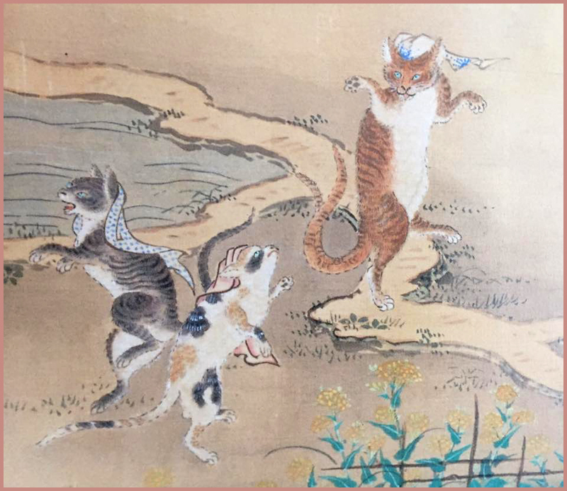 Koty - ukiyo-e, sztuka japońska Artykuł o motywie kocim w sztuce ukiyo-e i historii Japonii.