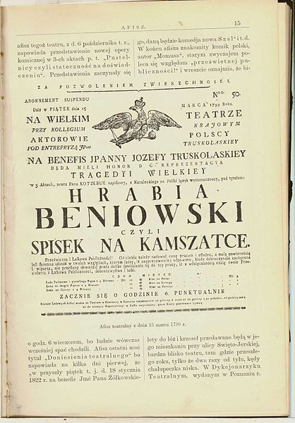 Sztuka teatralne na podstawie opowieści hrabiego MAurycego Beniowskiego. Narysuj widok wybrzeża Japonii, dość ubogiej prowincji z okresu Edo, widok z pokładu statku europejskiego (innych statków nie ma na obrazku), tak tylko, by widać było kawałek burty i plecy i głowy od tyłu trzech mężczyzn ubranych w stylu europejskim z xviii wieku (ale nie jakoś elegancko, bardziej zwykle, jak marynarze). Jeden z nich to Beniowski. Fotorealistycznie.