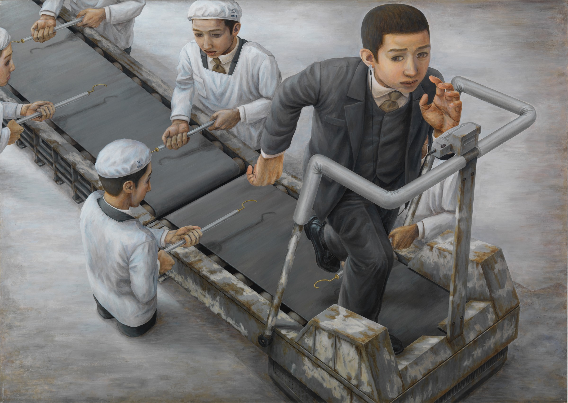 Japoński surrealizm w wykonaniu Japończyka Tetsuya Ishida Tetsuya Ishida - japoński malarz współczesnego surrealizmu. Sztuka Japonii.