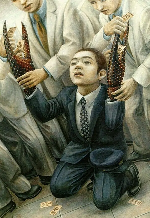 Tetsuya Ishida - japoński surrealizm w sztuce. Tetsuya Ishida - japoński malarz współczesnego surrealizmu. Sztuka Japonii.