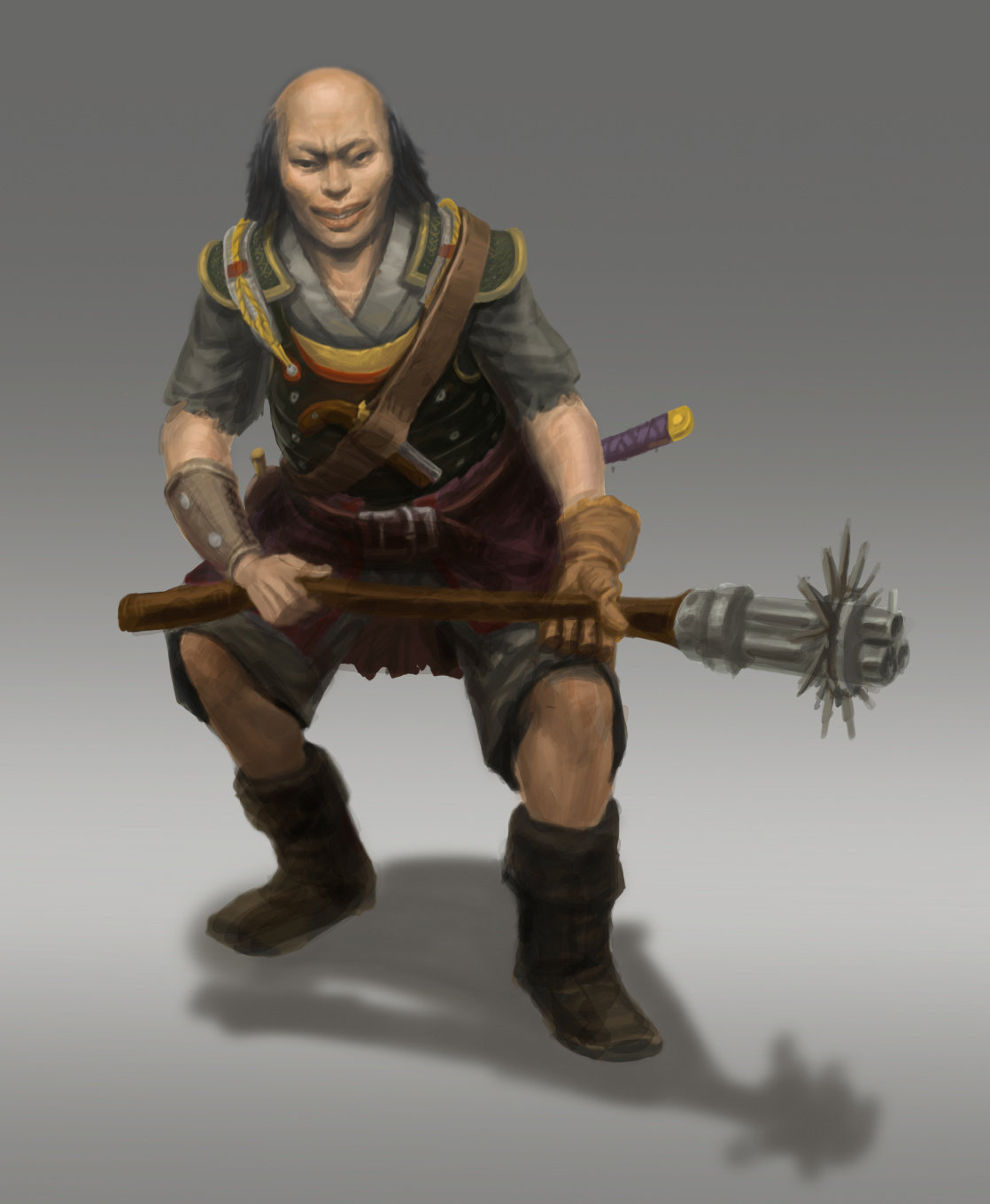 Wyobrażenie przykłądowego japońskiego pirata Wakou. Artykuł o japońskich piratach Wakou - zew wolności w czasach Japonii feudalnej.