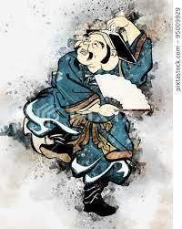 ukiyo-e - shichifukujin Shichifukujin - 7 kami szczęścia w tradycji japońskiej - o fuzji kulturowej, religijnej i symbolach szczęścia i zabawy w Japonii Edo