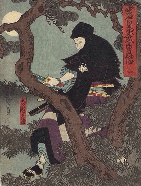Ukiyo-e - ninja w ukryciu. Co robili Shinobi (ninja) w okresie Edo, gdy Japonia skończyła swoje wojny?