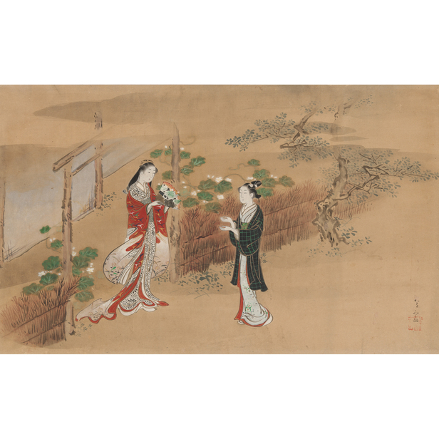 Genji and Yugao - a tragic lovestory from Genji Monogatari by Murasaki Shikibu - Japanese philosophy of mono no aware