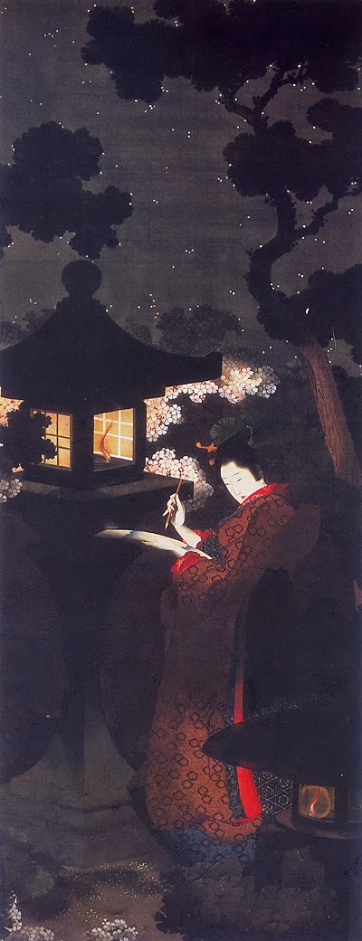 Yoshiwara - ukiyo-e Artykuł o losie kobiet w Yoshiwarze i ich upamiętnieniu w Jokanji - świątyni wyrzuconych, Tokyo, Arakawa.