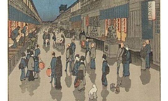 Ulice Edo - Japonia Tokugawa Artykuł o rodzie shogunów Tokugawa - co się z nimi dział w Japonii po epoce samurajów - Meiji, Taisho, Showa i obecnie?