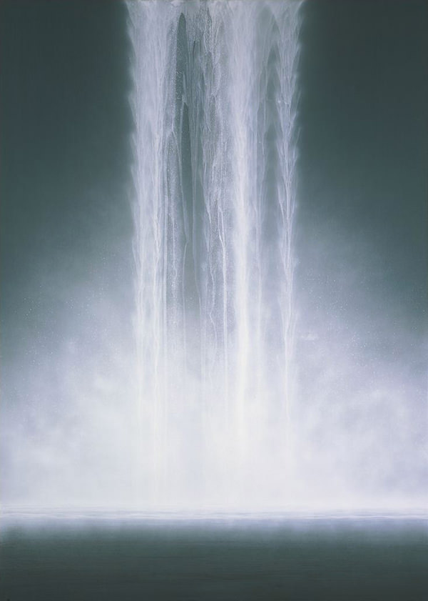 Hiroshi Senju - Wodospad Artykuł o sztuce japońskiego malarza Hiroshi Senju oraz filozofii zen w jego obrazach - "At World's End" i "Water Temple" - interpretacja obrazu.