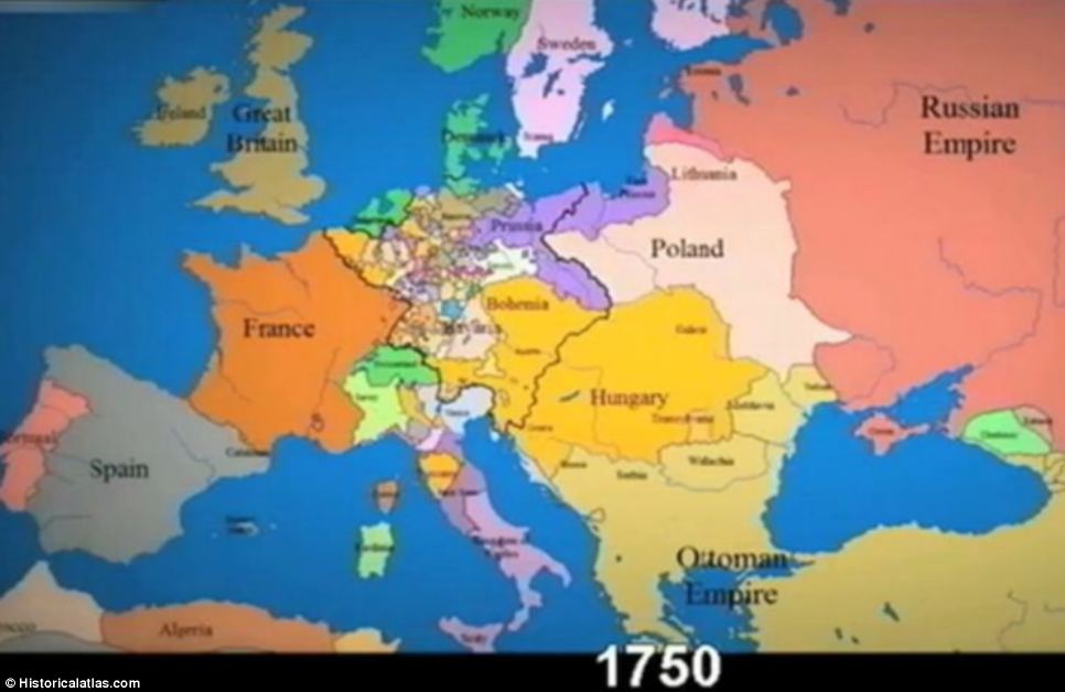 Mapa Europy z XVIII wieku, Węgry, gdzie urodził się Maurycy Beniowski Maurycy Bieniowski - polsko-węgierski poszukiwacz przygód i awanturnik, który w XVIII wieku zawędrował przez Syberię i Kamczatkę na Wyspy Japońskie - w okresie Edo.