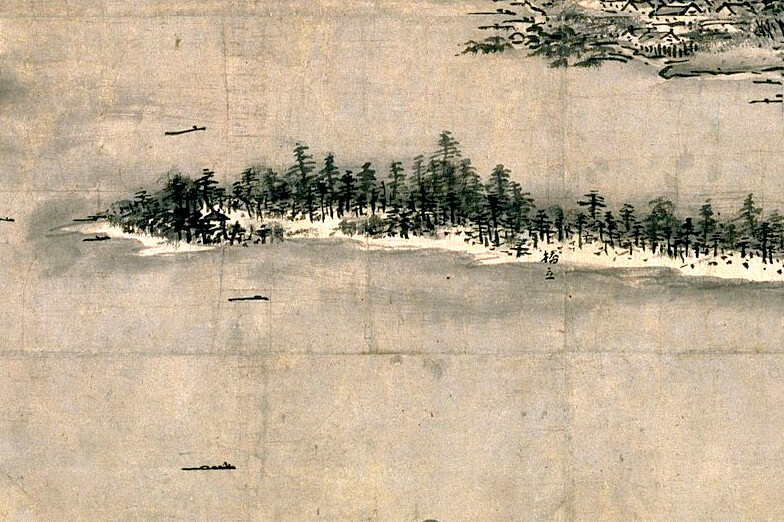 Mierzeja z Amano Hashidate Sesshu Toyo Analiza i interpretacja obrazu Amano Hashidate - japońskie sumi-e autorstwa Sesshu Toyo - zen w Niebiańskim Moście z XVI wieku.