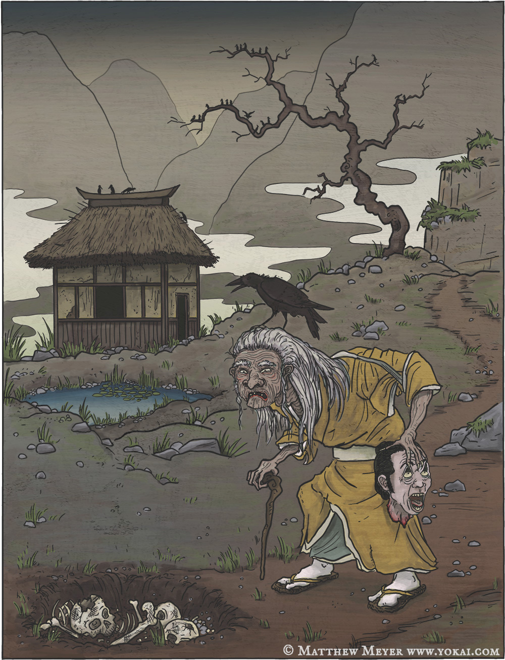 The Mountain Witch Yamanba – Feminine Wildness That Terrified the Patriarchal Men of Traditional Japan The archetype of the Japanese mountain witch — Yamanba — as a figure of wild and autonomous femininity that has broken free from traditional patriarchy.