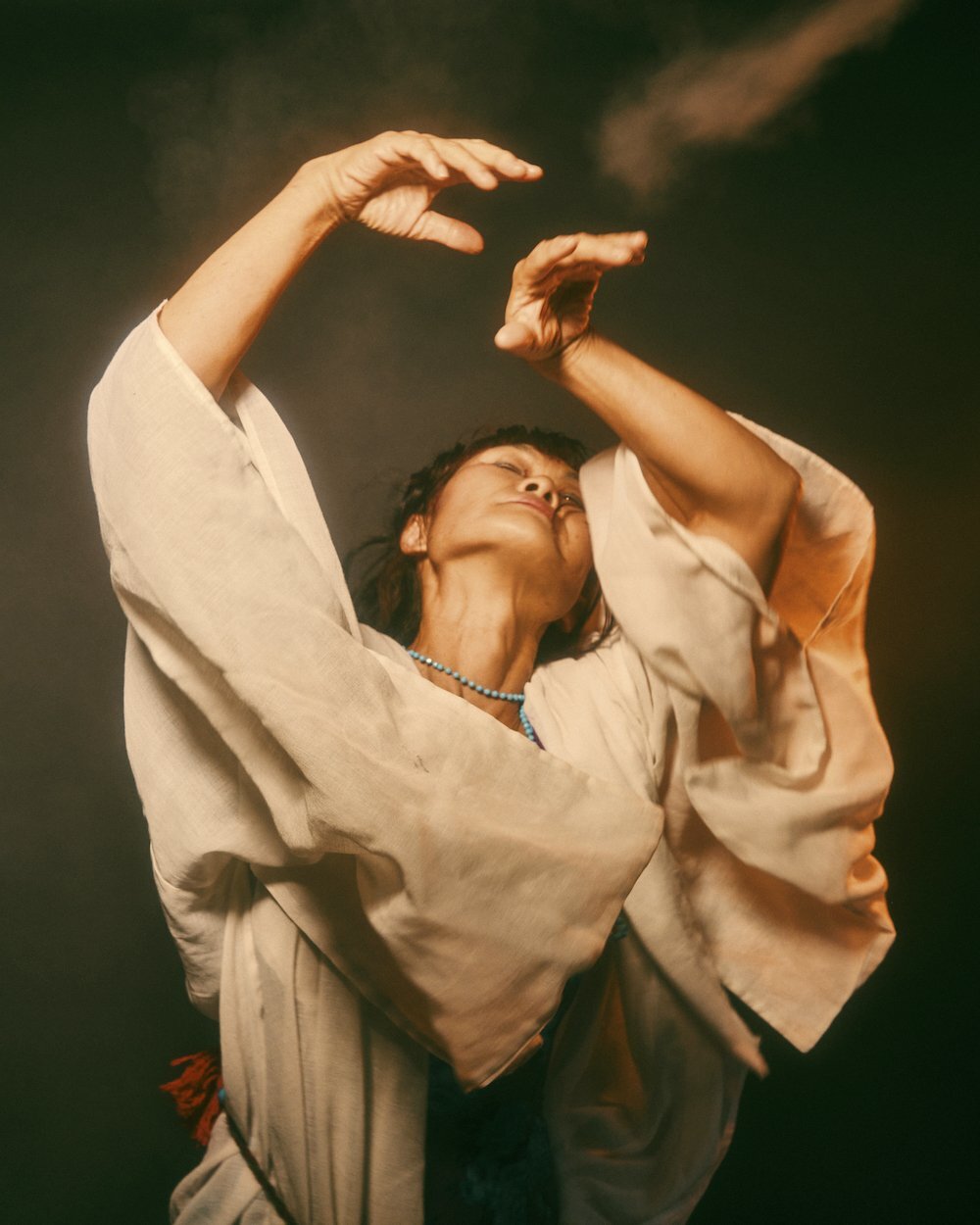 Goddess Uzume dances naked and, with her sacred antics, saves us from sorrowful seriousness – Japanese mythology, how timely today An essay about the Japanese goddess Ame no Uzume – a figure of wild femininity and dancing shamanism.