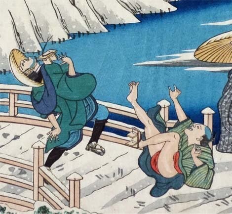 Komiczne ukiyo-e Poezja senryu (kuzyn haiku) - żartobliwe fraszki z czasów shogunatu Edo w Japonii oraz ich twórca Senryu Karai.
