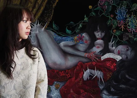 Psychiczne krajobrazy traumy we współczesnym ukiyo-e - hiperestetyka bólu w malarstwie Natsuko Tanihary Twórczość japońskiej malarki NAtsuko Tanihara - współczesne ukiyo-e i braok cierpienia, traumy i bólu.