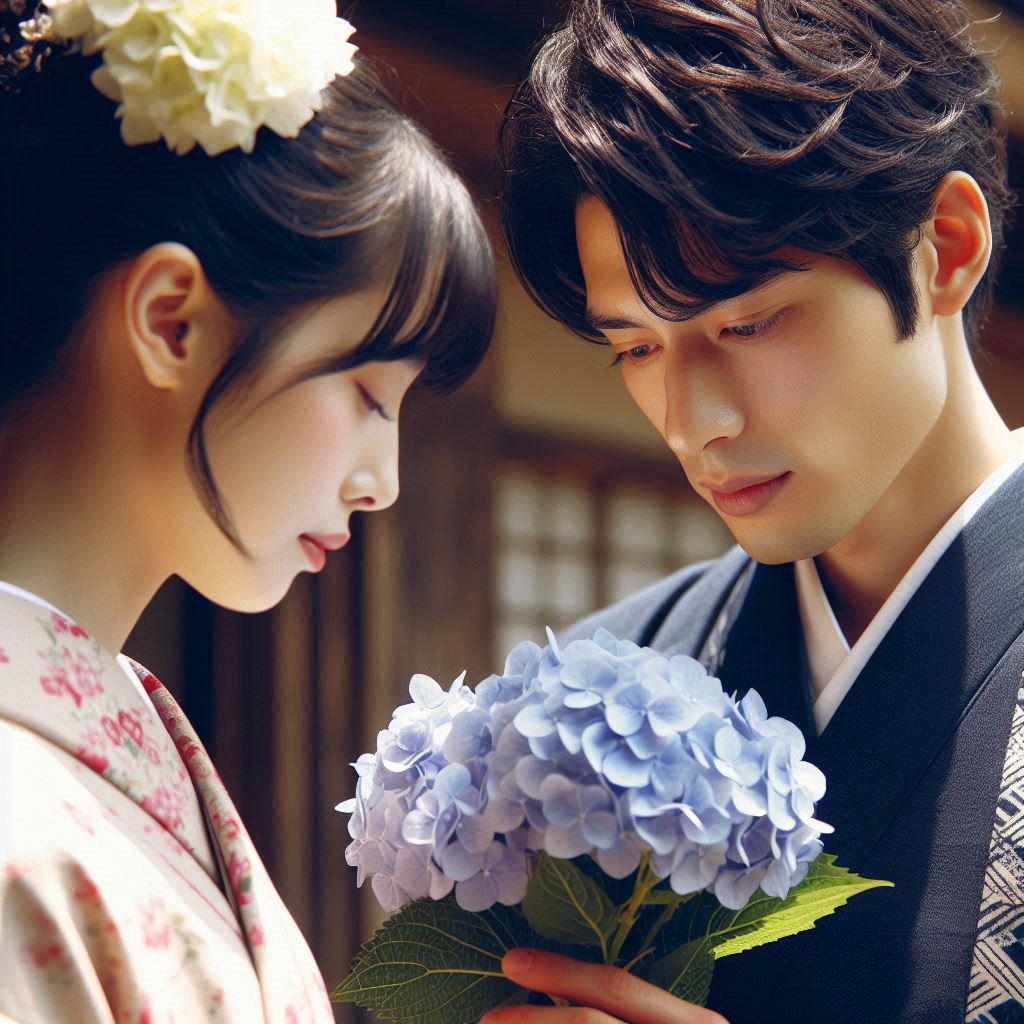 Ajisai (hortensja) wyraża szerość uczucia w japońskiej kulturze. Artykuł o historii, znaczeniu i symbolice hortensji (kwiatu Ajisai) w japońskiej kulturze i sztuce.