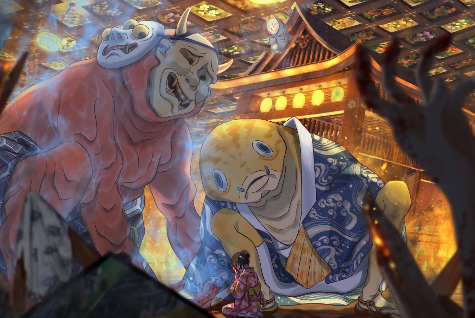 Yokai to fantazyjne stwory z japońskiego folkloru, często występujące w mandze i anime. Artykuł o Yokai w japońskim folklorze, ich rodzaje i występowanie, ioch rola w kulturze, mandze i anime Japonii. Bestiariusz 0 główne yokai, ich opis i występowanie w anime.