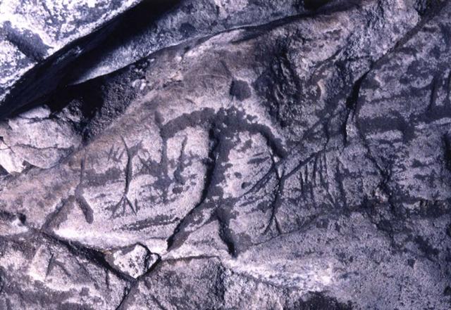 History of Manga & Anime - cave painting Cave painting from Japan, Scrolls of Frolicking Animals, Choju giga.