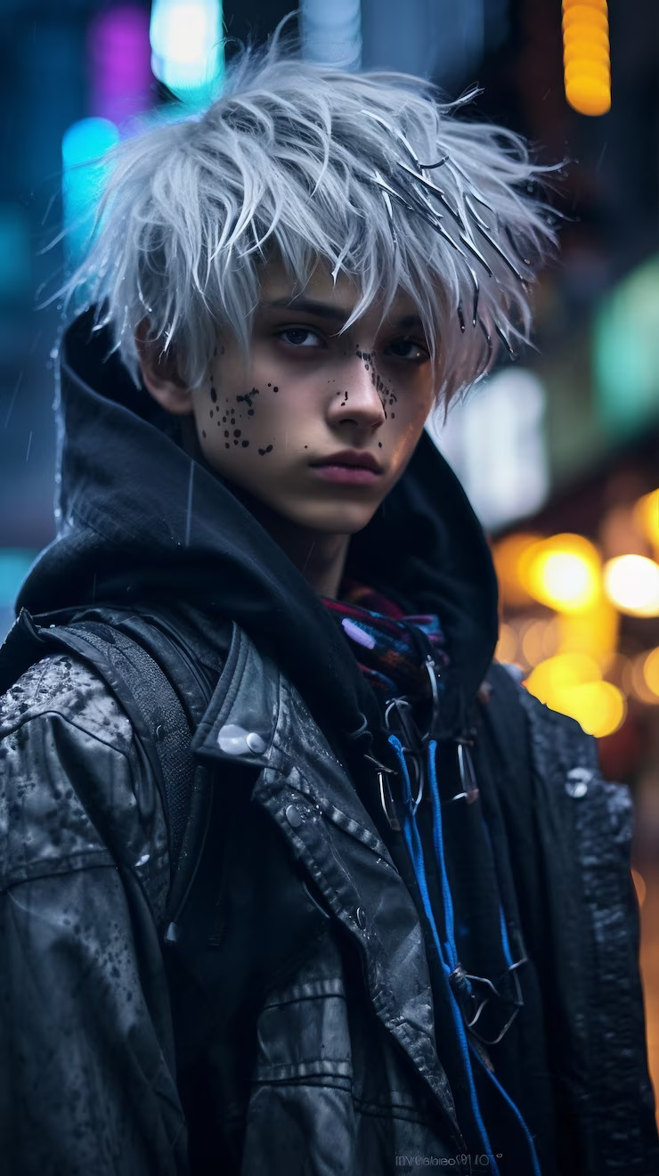 Articles, essays - What is otaku phenomenon - cosplayer Cyberpunk Essays on contemporary Japan - otaku as fans of Japanese anime and manga.