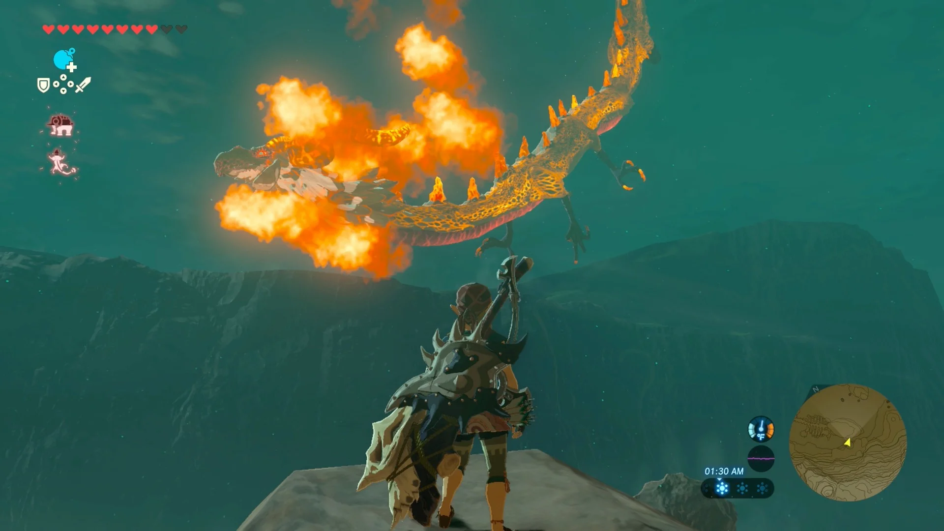 Smocze ołtarze (tutaj: Dinraal) w Zeldzie: Breath of the Wild - sizntoizm japoński w grach video. Artykuł o motywach z japońskiego folkloru i wierzeń szintoistycznych w grze Legenda Zeldy (w szczególności w the Legen of Zelda: Breath of the Wild). - kultura i historia Japonii w grach video, Zelda.