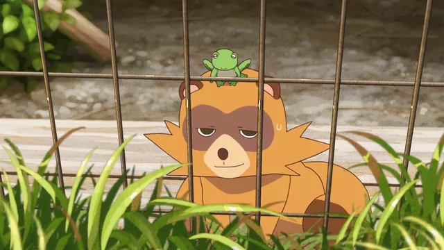 Tanuki inspired by kachi kachi yama also appears on Japanese anime Natsume's Book of Friends. Article about a Japanese folktale called KAchi kachi Yama, about a rabbit and tanuki. Rabbit tortures and kills tanuki here. They made manga and anime out of this in Japan.