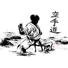 Article / essay about modern Japan, anime and manga and martial arts in them Japan - martial arts as karate - poster