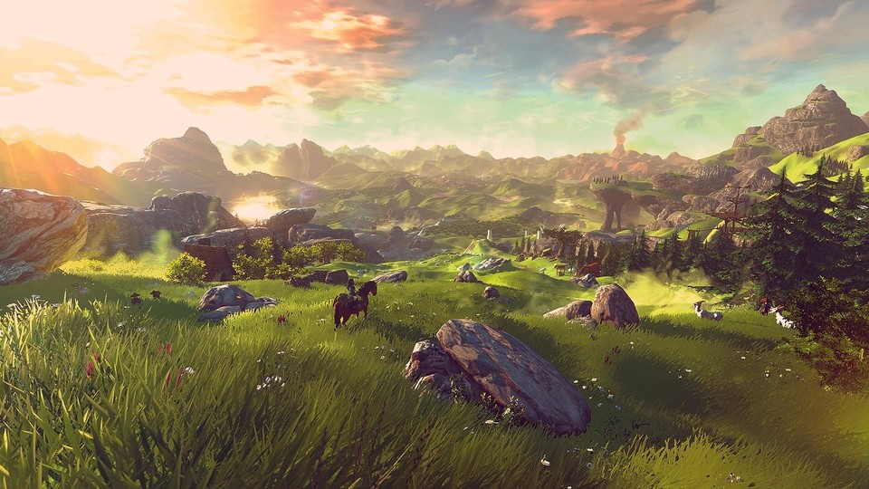 Zelda Breath of the Wild - krajobrazy i pejzaże z gry powalają. Artykuł o motywach z japońskiego folkloru i wierzeń szintoistycznych w grze Legenda Zeldy (w szczególności w the Legen of Zelda: Breath of the Wild). - kultura i historia Japonii w grach video, Zelda.