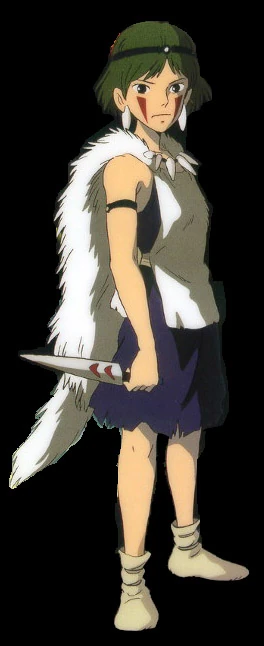 San character from Mononoke Hime (Hayao Miyazaki, Japanese anime from Studio Ghibli) Article / essay about Japanese anime Mononoke Hime ("Princess Mononoke") by Hayao Miyazaki in Studio Ghibli. What is the meaning of San (Mononoke) and what values does this character convey?