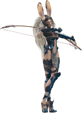 Viera is half-hare in Final Fantasy XII - Japanese RPG video game. Essay about the har (rabbit/bunny) symbol and troppe in Japanese culture and history, legends and mythology of Japan in opposition to Easter tradition of Europe. Hare in Japanese folklore, anime, manga, video games.