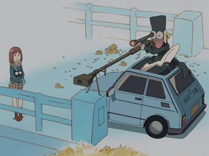 FLCL (Fooly Cooly) - japońskie anime, gdzie występuje Maluch (Fiat 126p) Artykuł o polskich wątkach, akcentach w japońskiej mandze i anime oraz grach video. Polska i Polacy w grach takich, jak Tekken, anime, jak Hetalia, Code Geass, Aee no Exorcist i wiele innych.