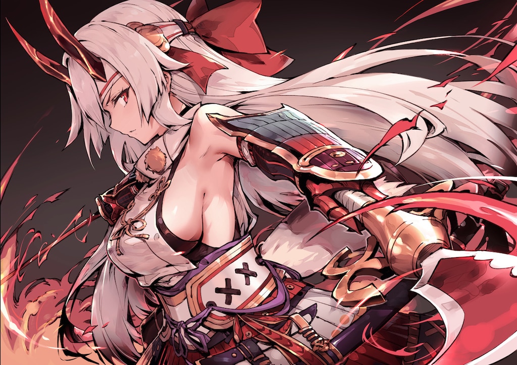 Fate/Grand Order - Japanese anime with Tomoe Gozen character, female samurai, Japan's onna-bugeisha. Essay about Tomoe Gozen - woman samurai (onna-bugeisha) from ancient Japan (Heian Period, 12 century). Female samurais in Japanese history. Documented by Heiko Monogatari.
