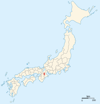 Mapa Japonii z zaznaczoną Iga - miejsce treningu Ninja i Goemona Ishikawy. Artykuł o Goemonie Ishikawie, japońskim Robin Hoodzie żyjącym w XVI-wiecznej Japonii. Życie, smierć oraz spuścizna w kinomatografii, japońskiej mandze i anime japońskiego Robin Hooda Goemona Ishikawy.